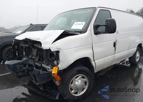 2012 Ford E-250 Commercial z USA, uszkodzony, nr VIN 1FTNE2EL7CDA23990